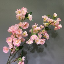 仿真樱花海棠花梨花苹果花桃花新款婚庆假花家居摆设工程造景做树