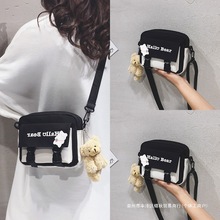 儿童外出学生党可爱迷你小包包女童2025新款斜挎休闲运动帆布包