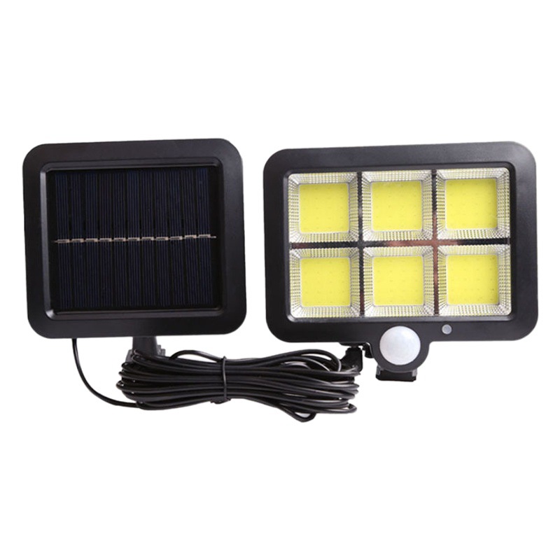 Lámpara de inducción dividida solar transfronteriza 56led lámpara de pared separada de interior y exterior lámpara de jardín lámpara de garaje led