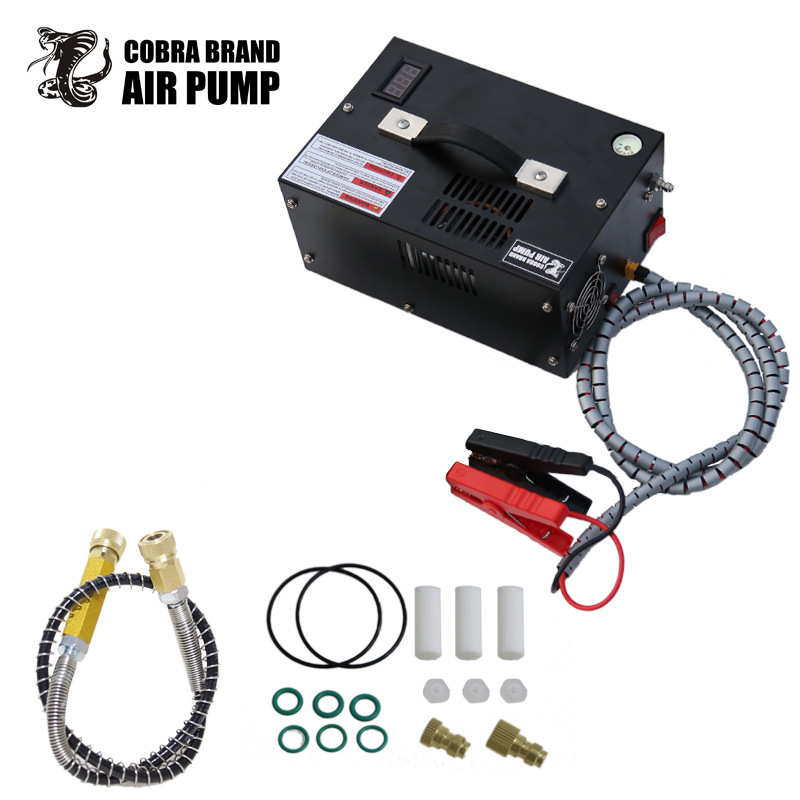 Cobra 12V coche eléctrico de alta presión sumergible bomba de aire 30MPA 4500psi 220V110V