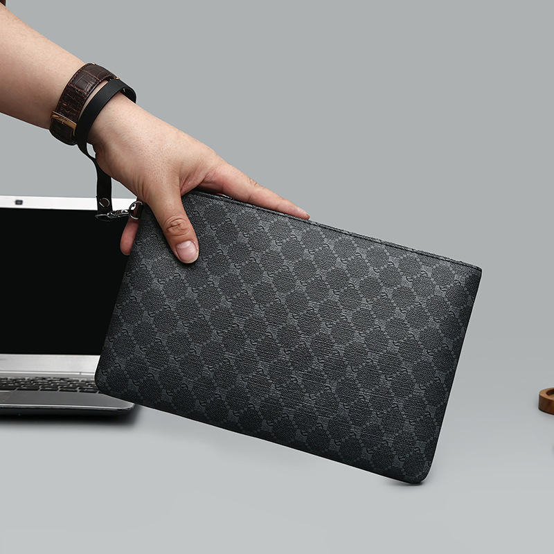Cross-Border New Style Men's Clutch Bag, Fashionable Casual Thin Envelope Phone Bag, Trendy Brand Men's Clutch Bag Cross-Border New Style Men's Clutch Bag, Fashionable Casual Thin Envelope Phone Bag, Trendy Brand Men's Clutch Bag