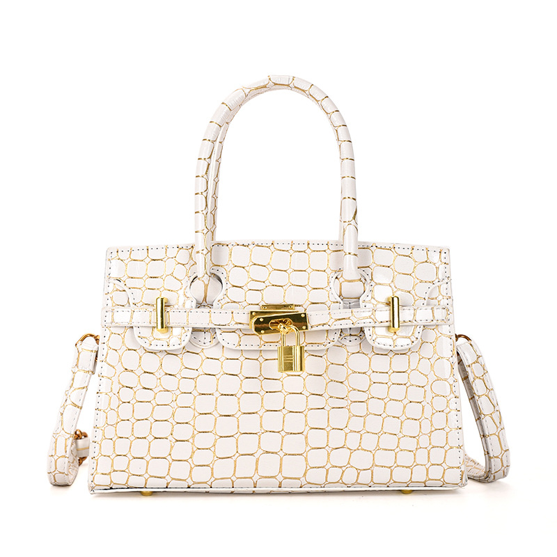 Bolsas de cocodrilo de alta calidad para mujeres 2024 nueva moda bolsas portátiles de moda Kylie bolsas de oro de inclinación universal bolsas grandes