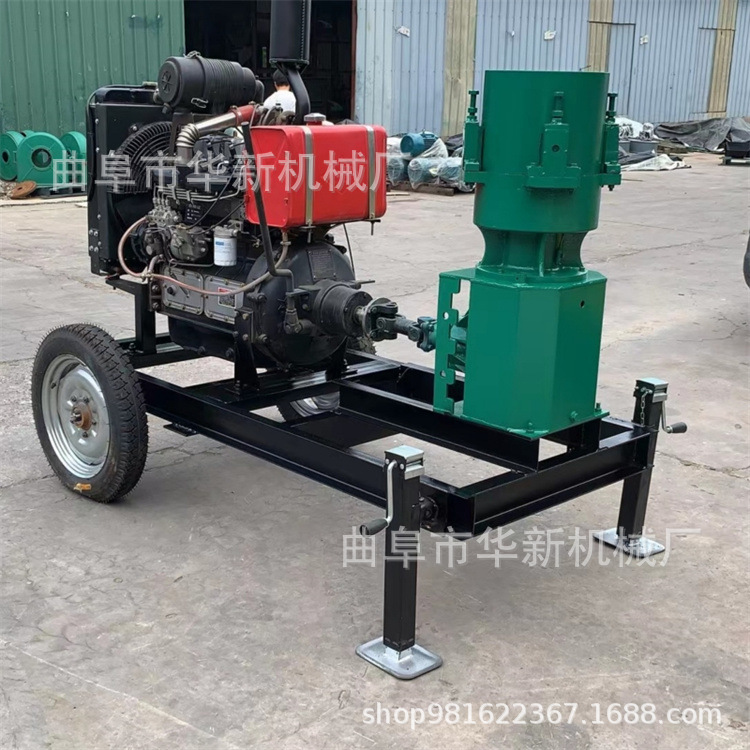 猪饲料加工设备 平模颗粒机 玉米粉碎饲料颗粒机 农村养殖设备