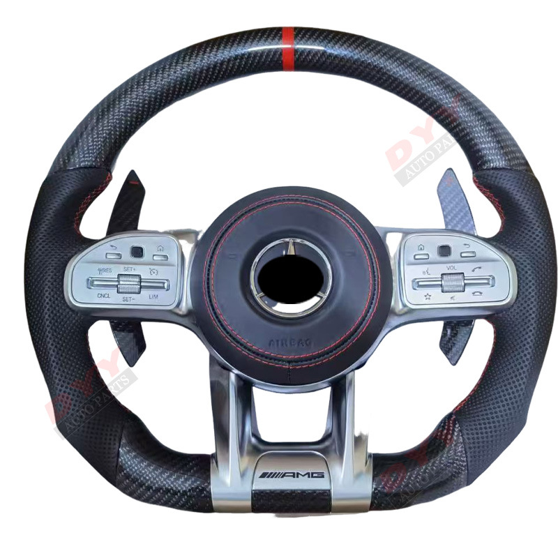 GLS AEGC Class, Mercedes-Benz Steering wheel - genuine-carbon-style-3