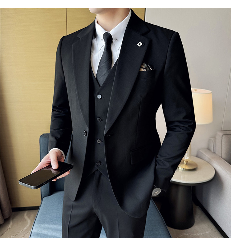 Black Single Suit / 48 Recommendation 47.50 kg-52.50 kg