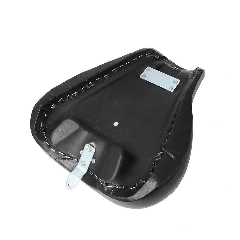 Suitable for Harley Xl883/1200 Modified Black Front Seat Cushion and Front Seat Bag, 1983-2003