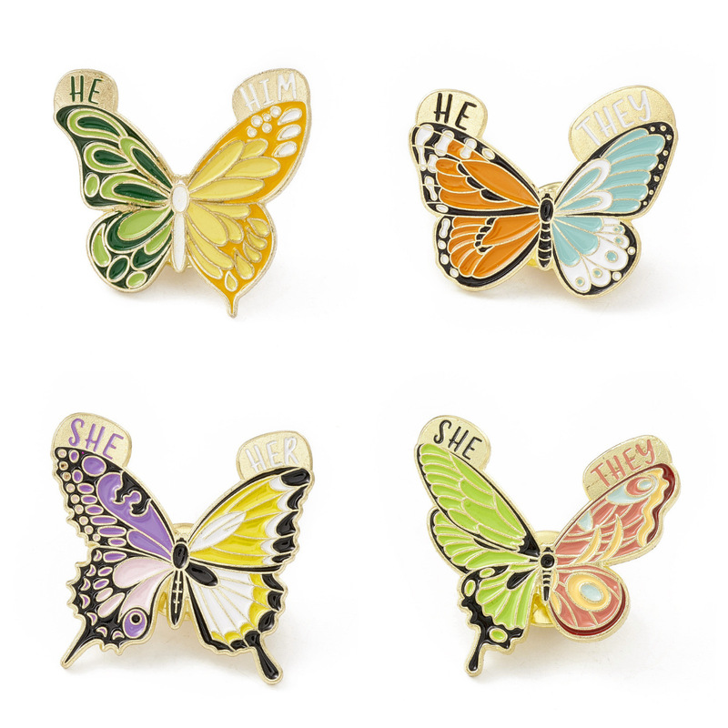 Cartoon Oil-Drip Brooch Japanese Cute Ins Style Collar Fixing Anti-Exposure Pin Enamel Pin Cartoon Oil-Drip Brooch Japanese Cute Ins Style Collar Fixing Anti-Exposure Pin Enamel Pin