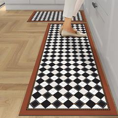 輕奢美式高級感廚房吸水防滑腳墊硅藻泥地墊家用防磕碰墊子易清潔