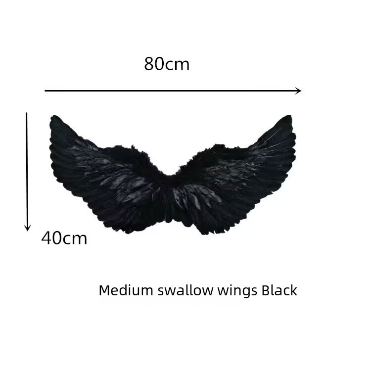 White angel wings for children and adults