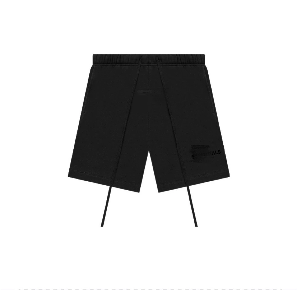 Xлоповые хлопковые шорты Essentials SS22, принт из тельной нашивки на маленькой этикетке, срез 5 точек, эластичный пояс