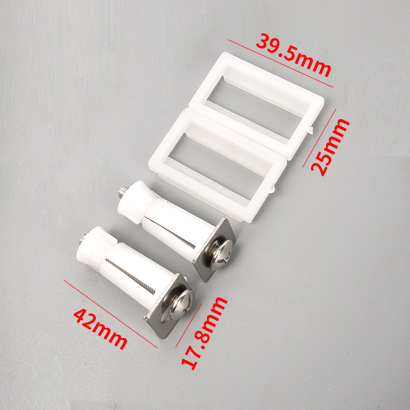 Accesorios de la tapa del inodoro Pernos de fijación Tapa Daquan Inodoro de hebilla de la tapa del inodoro doméstico Piezas de tornillo universal