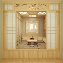 实木日式榻榻米和室中式书房阳台客厅房间床柜一体整体塌塌米
