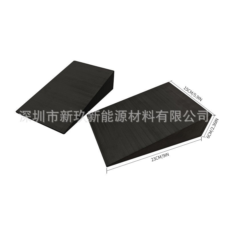 EVA深蹲脚垫倾斜板瑜伽砖深蹲楔形块健身训练坡道抬脚跟倾斜板|undefined