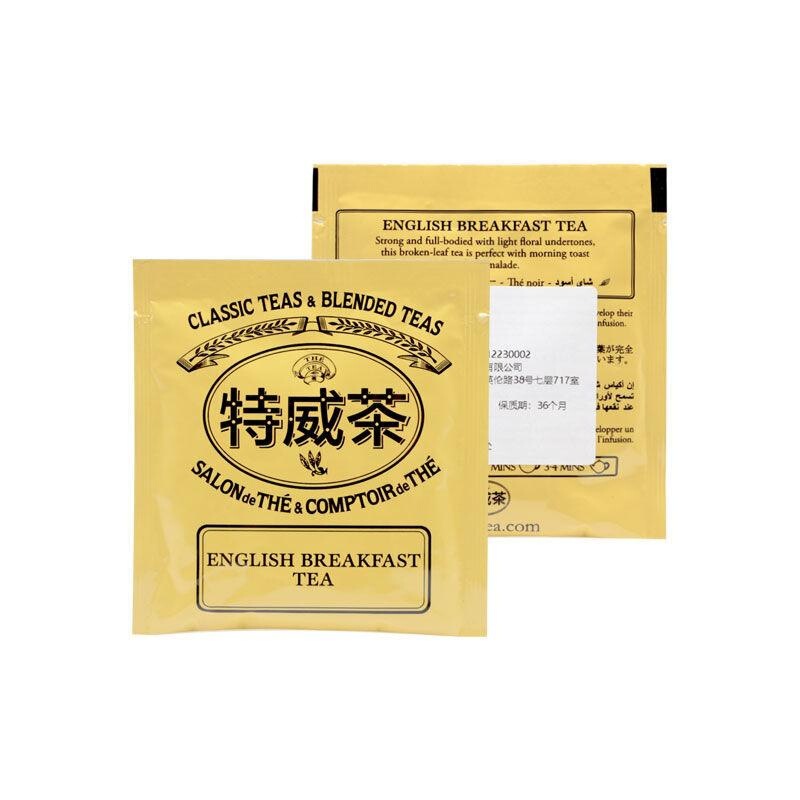 TE WEI CHA tewei tea pure cotton tea bag British breakfast black tea a box of 200 tea bags classic commercial tea TE WEI CHA tewei tea pure cotton tea bag British breakfast black tea a box of 200 tea bags classic commercial tea