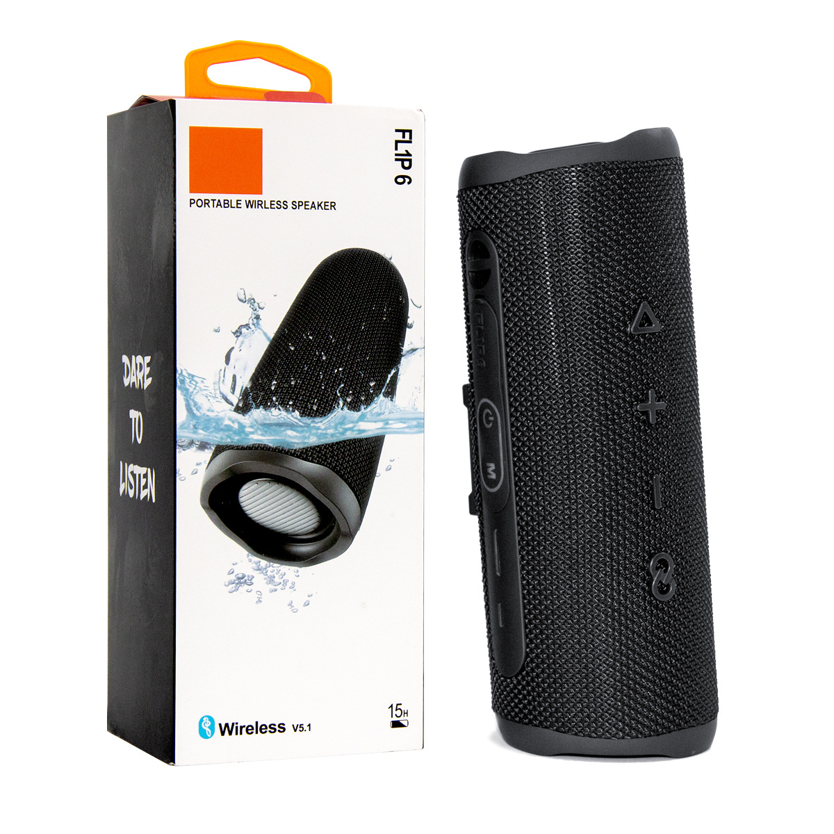 FLIP6 explosivo transfronterizo inalámbrico Bluetooth audio portátil al aire libre doble altavoz TWS tarjeta subwoofer altavoz Bluetooth