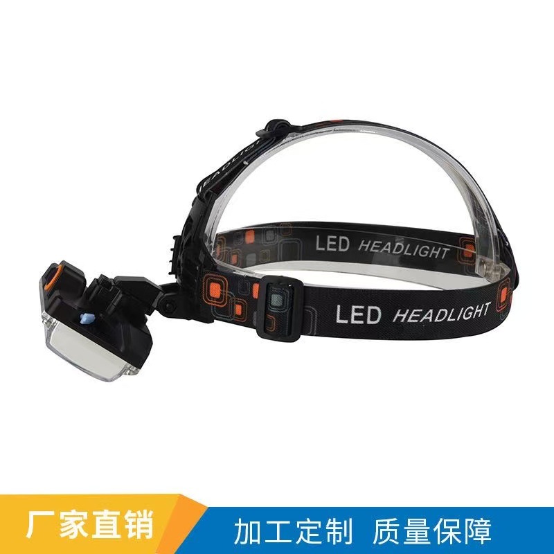 alta potencia ultra brillante luz de largo alcance luz alta luz al aire libre carga faro led pescar headset recargable faro de mantenimiento image 4