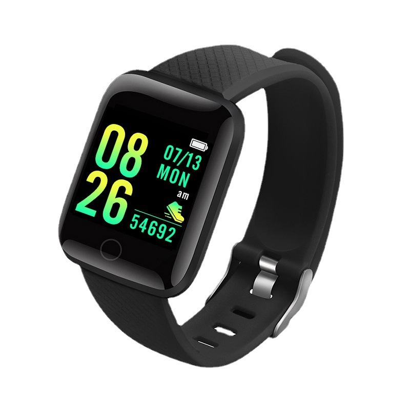 電子スマートウォッチ、スポーツブレスレット、カラースクリーン、携帯電話への接続、メッセージプロンプト、歩数計、Bluetoothリマインダー、心拍数、血圧|undefined