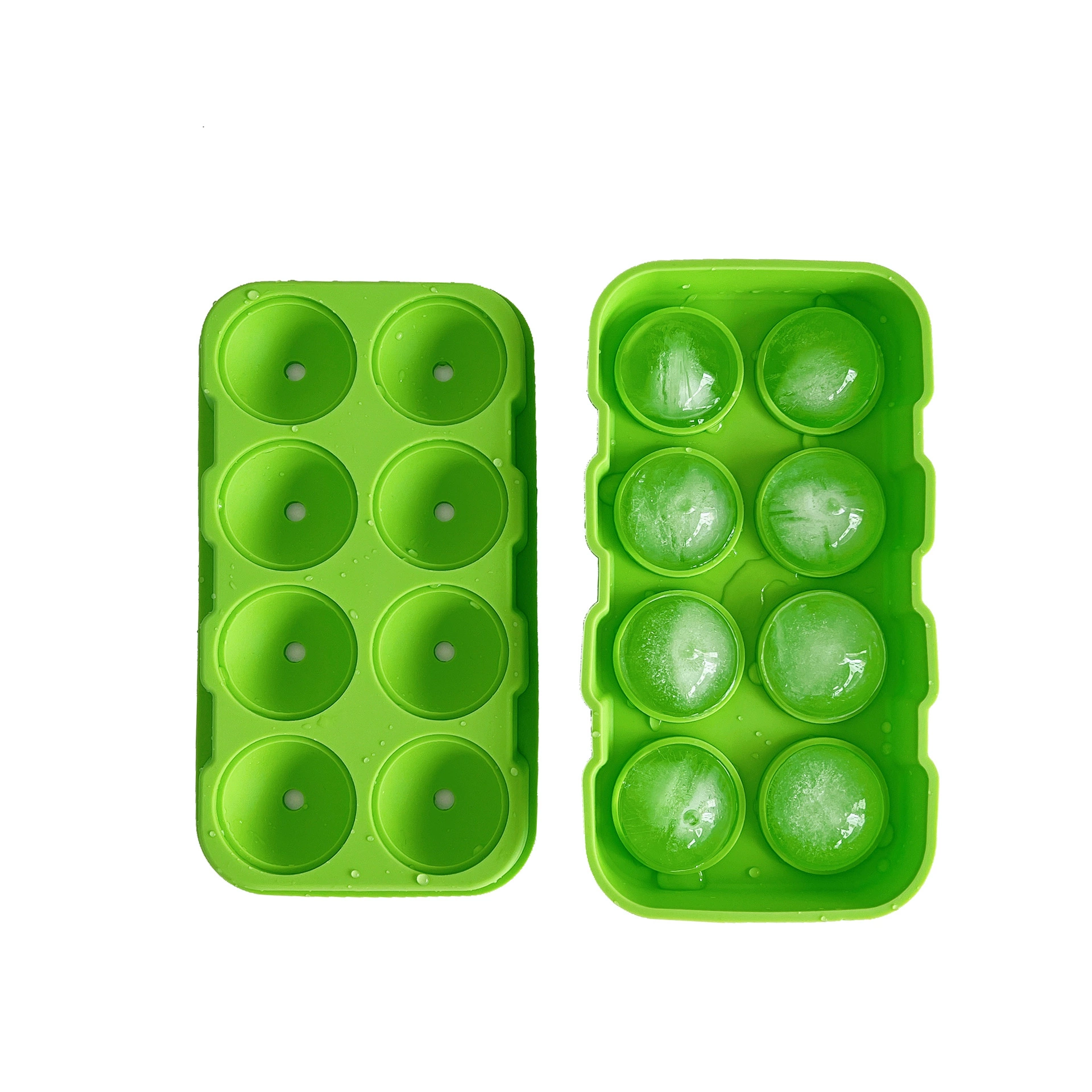 Силиконовая формочка для льда для хоккея, легкое извлечение, бытовая/коммерческая, 4 шайбы/6 шайб/8 шайб