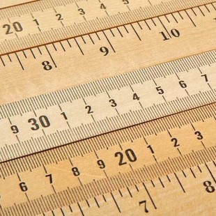 Factory wholesale direct supply straight wooden ruler 100cm double-sided double scale ruler student stationery ruler