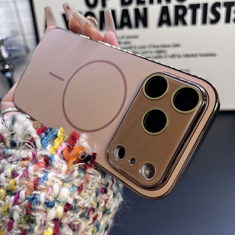 苹果17promax大视窗磁吸手机壳iPhone16原机色15护镜全包14保护套|undefined