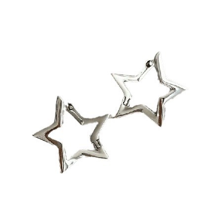 Geometric retro fashionable earrings