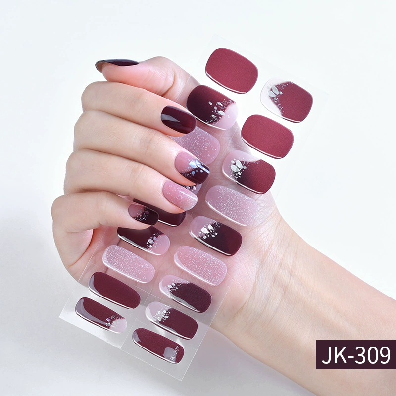 Набор для ногтей XT Gel с наклейками, искусственные ногти и лак для ногтей