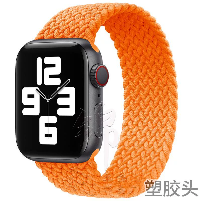 Ремешок для часов (Apple) нейлоновый тканый эластичный однослойный, 22 мм пластиковый разъем, длины 125–165 мм