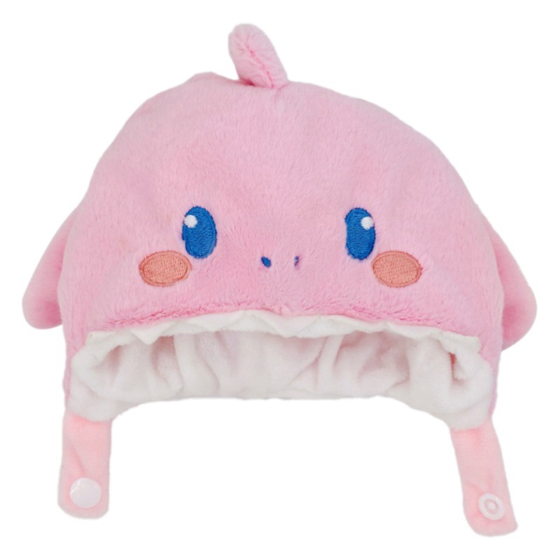 20cm lindo animal de dibujos animados sombrero de la muñeca de algodón sombrero de cerdo Rosa sombrero pequeño Castor muñeca Ropa Accesorios