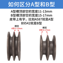 铸铁皮带盘三角皮带轮外径60-180毫米2槽A型双槽B型电机皮带轮