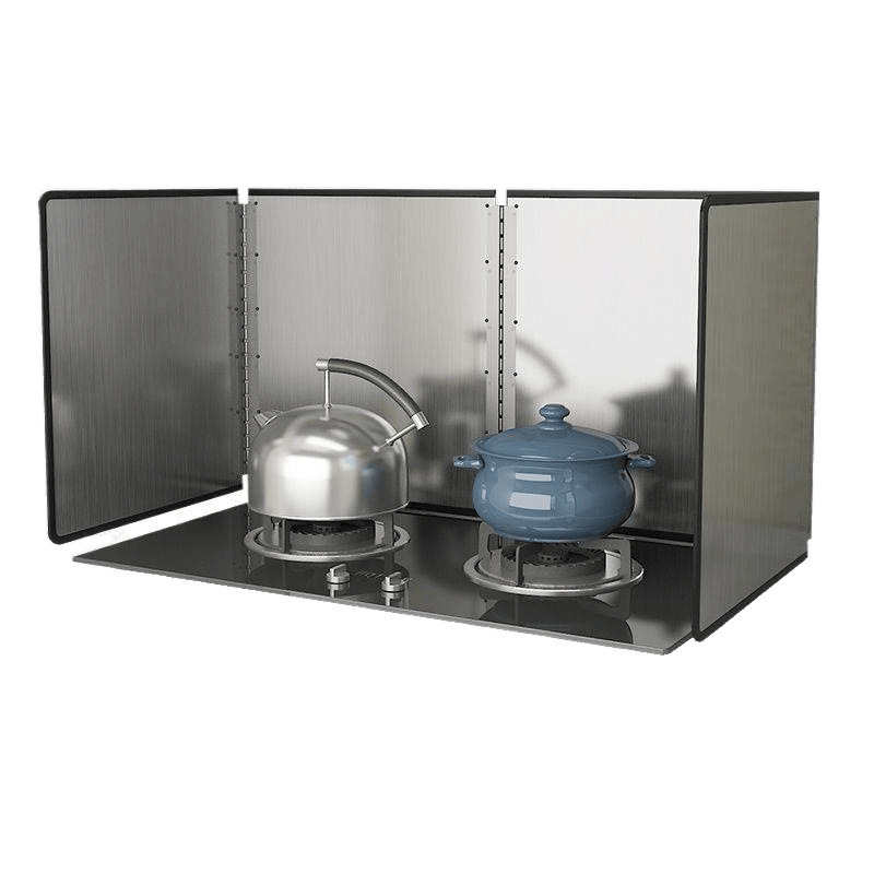 cocina de acero inoxidable placa de deflector de aceite cocina de horno a prueba de aceite horno de gas resistente a altas temperaturas gruesa placa de deflector de aislamiento térmico