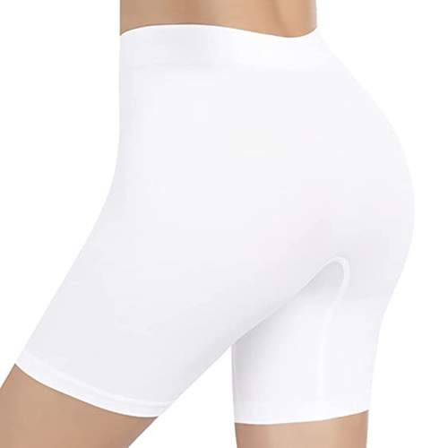 Cross-border best-selling seamless yoga shorts with 3-inch high-waist, bare feel tight straight-leg fitness shorts
