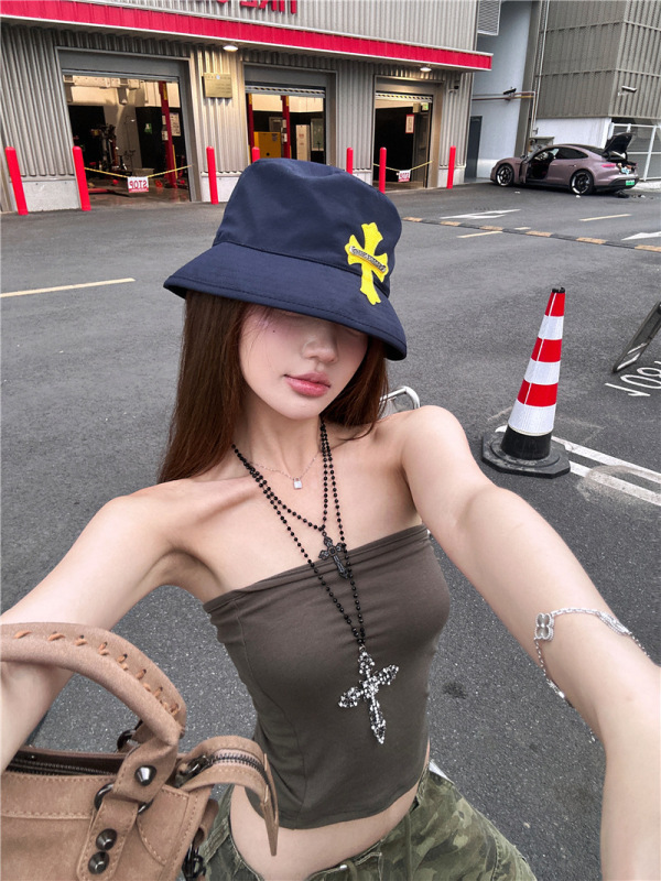 オーバーオールアメリカンレトロホットガールローウエストワイドレッグパンツ 2025 夏の女性の巾着ポケット迷彩デニムパンツ|undefined