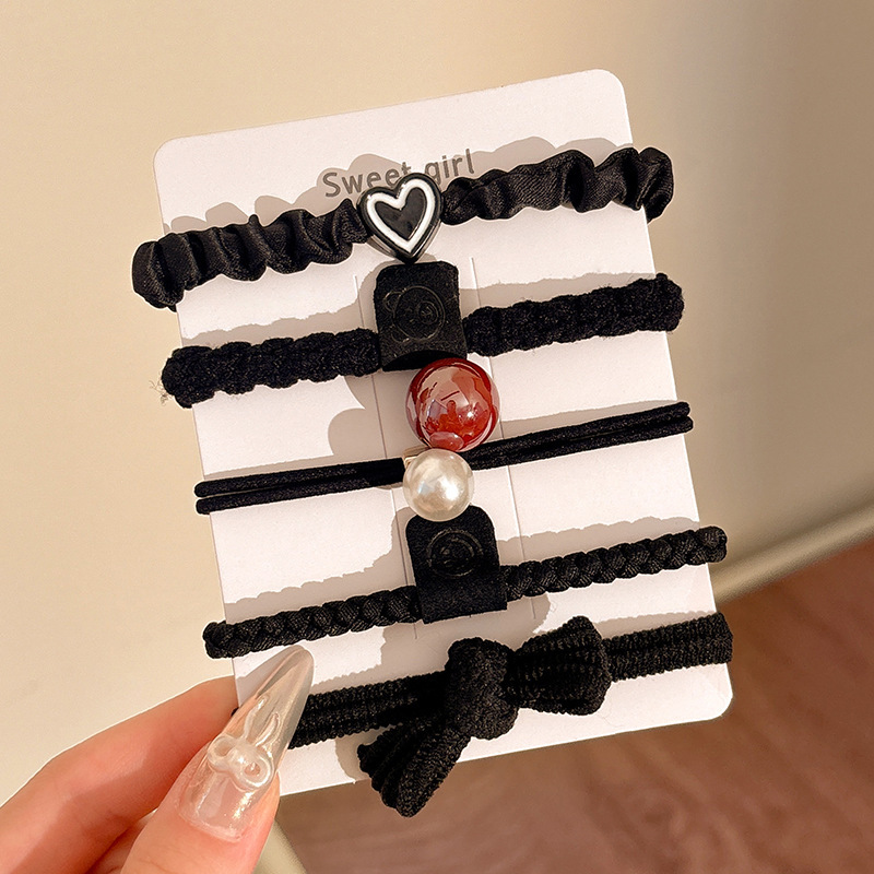 Liga de cabello 2025 – banda elástica de cuero duradero, alta gama, estilo sencillo y buena elasticidad