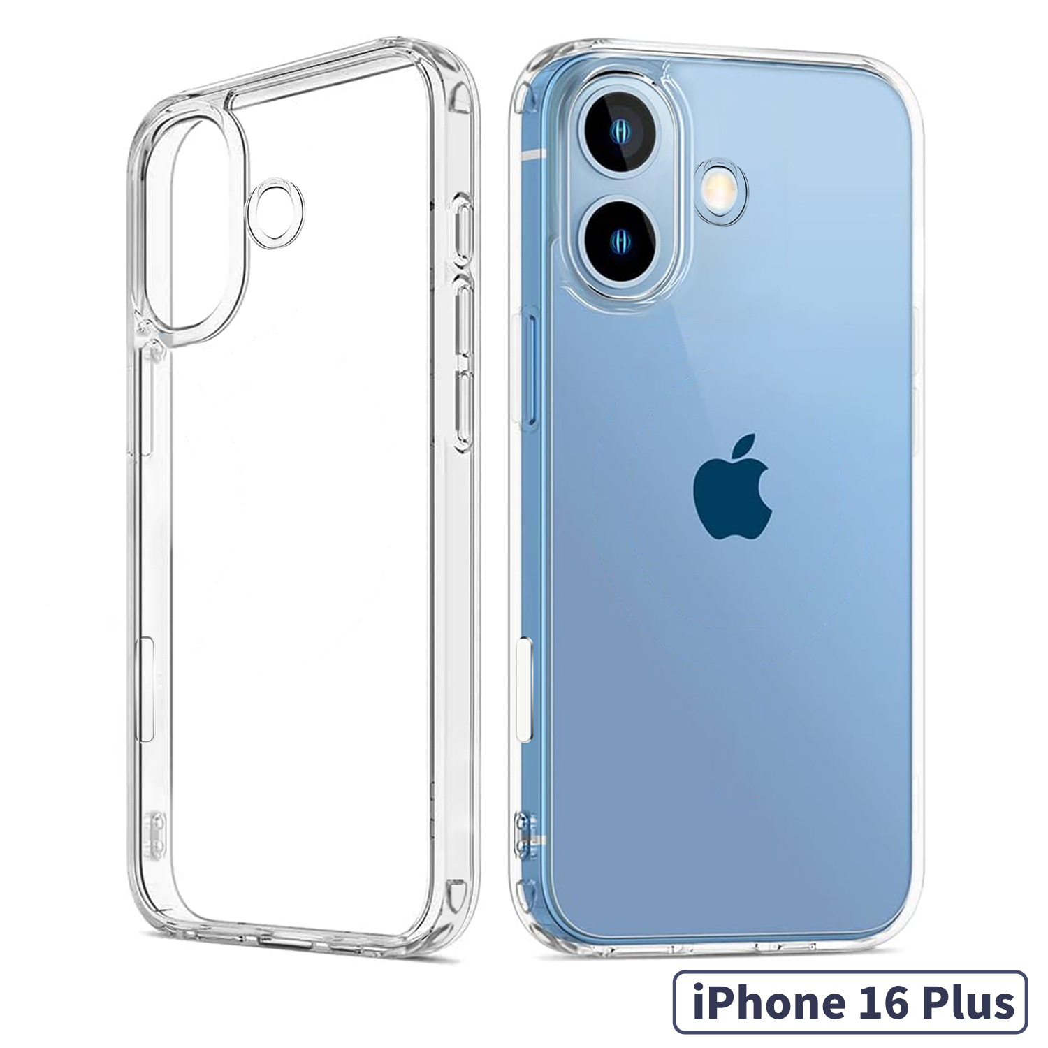 Aplicable iPhone16Pro funda magnética transparente para teléfono móvil TPU PC acrílico Apple 16 funda dura a prueba de caídas nuevo