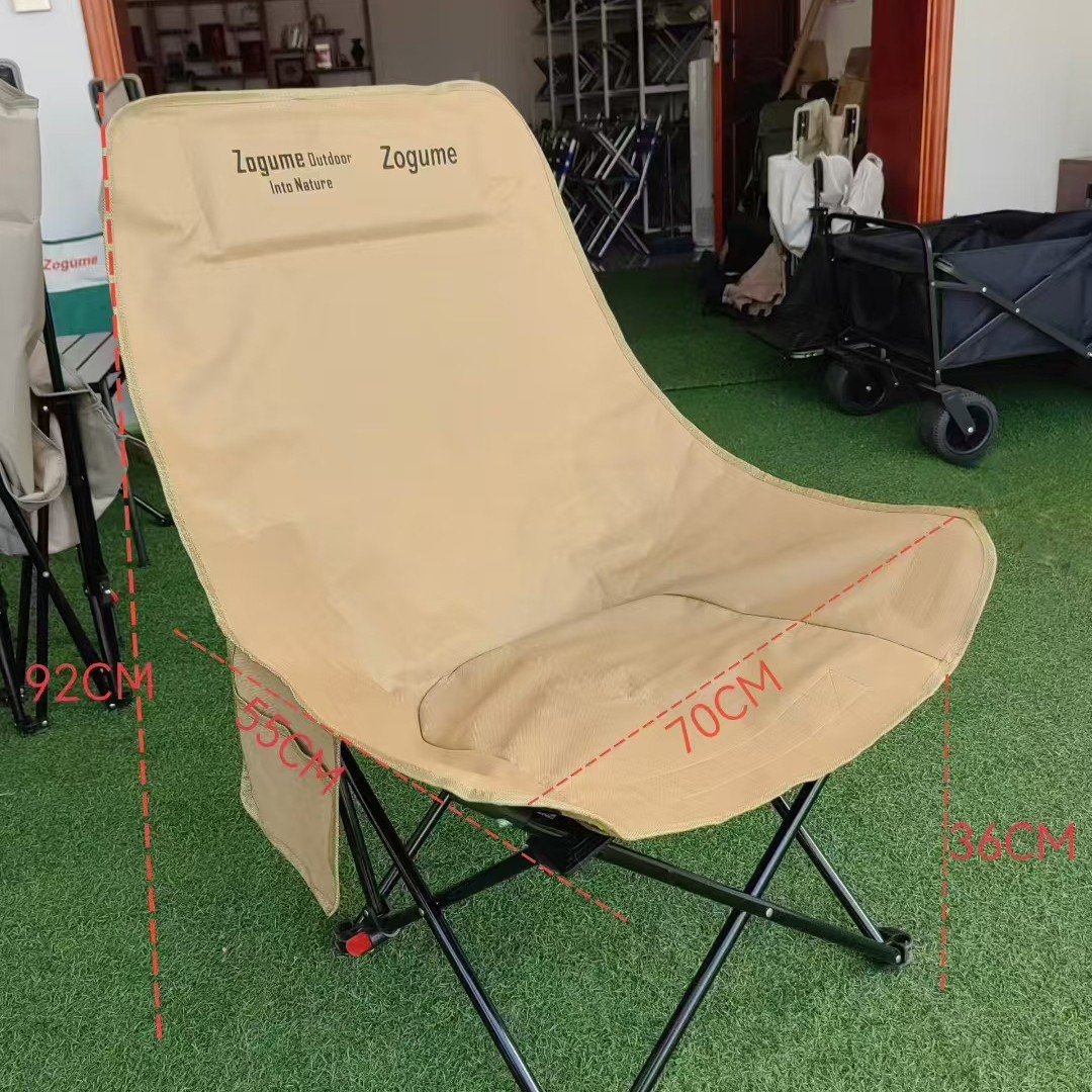 Wholesale Outdoor Folding Chair Moon Chair Camping Chair Portable Lounge Chair Beach Fishing Chair Stool Picnic Table and Chairs