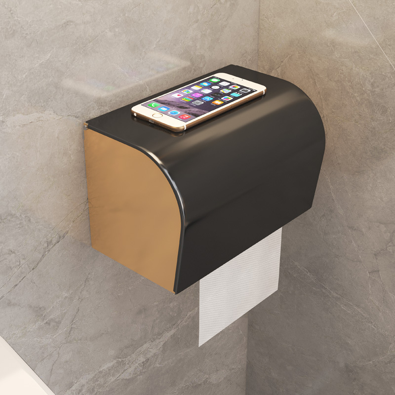 Rack de toallas de baño de aluminio espacio almacenamiento de inodoro sin perforación rack de toallas plegables de hardware de baño colgante conjunto tipo rack