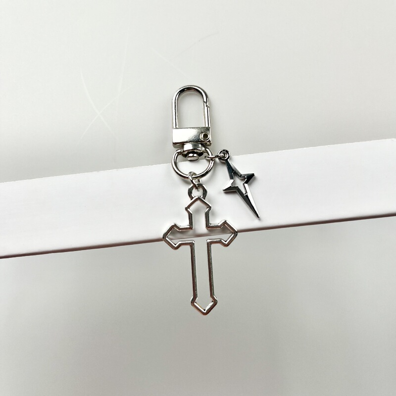 New Vintage Cross Keychain Simple Personality Car Bag Hanging Accessories New Vintage Cross Keychain Simple Personality Car Bag Hanging Accessories