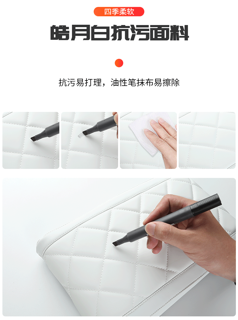 Nappa Leather Memory Foam Armrest Box Pad Universal