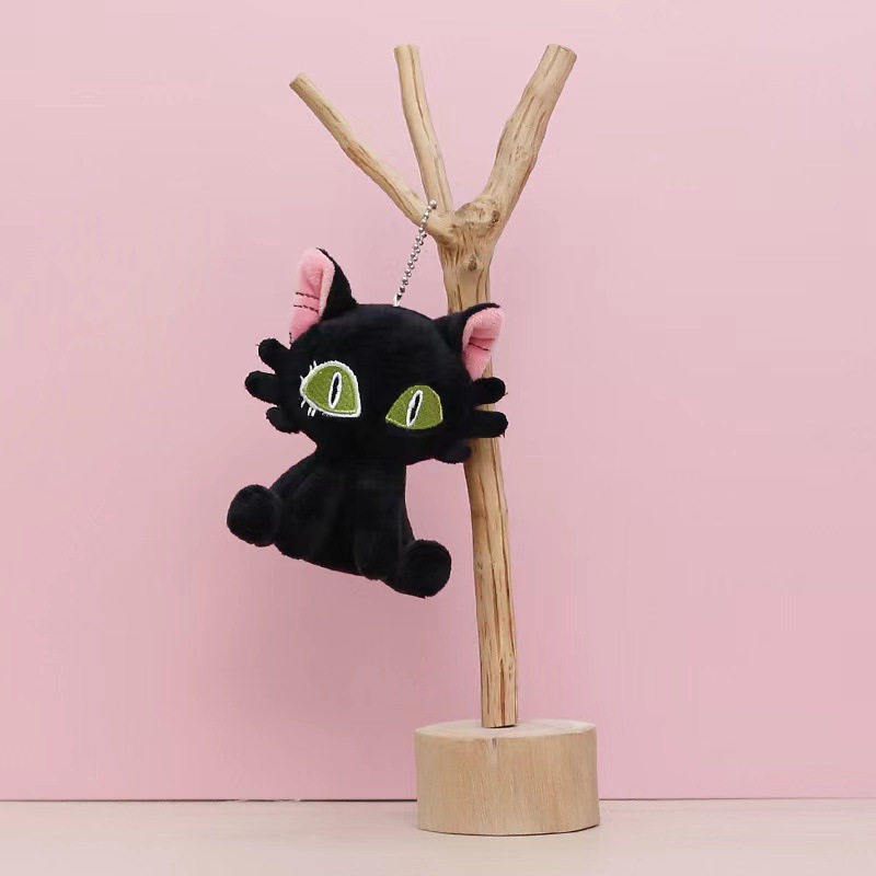 Cross-border lindo Bell Bud viaje pequeño colgante de peluche muñeca de juguete gatito bolsa colgante llavero muñeca
