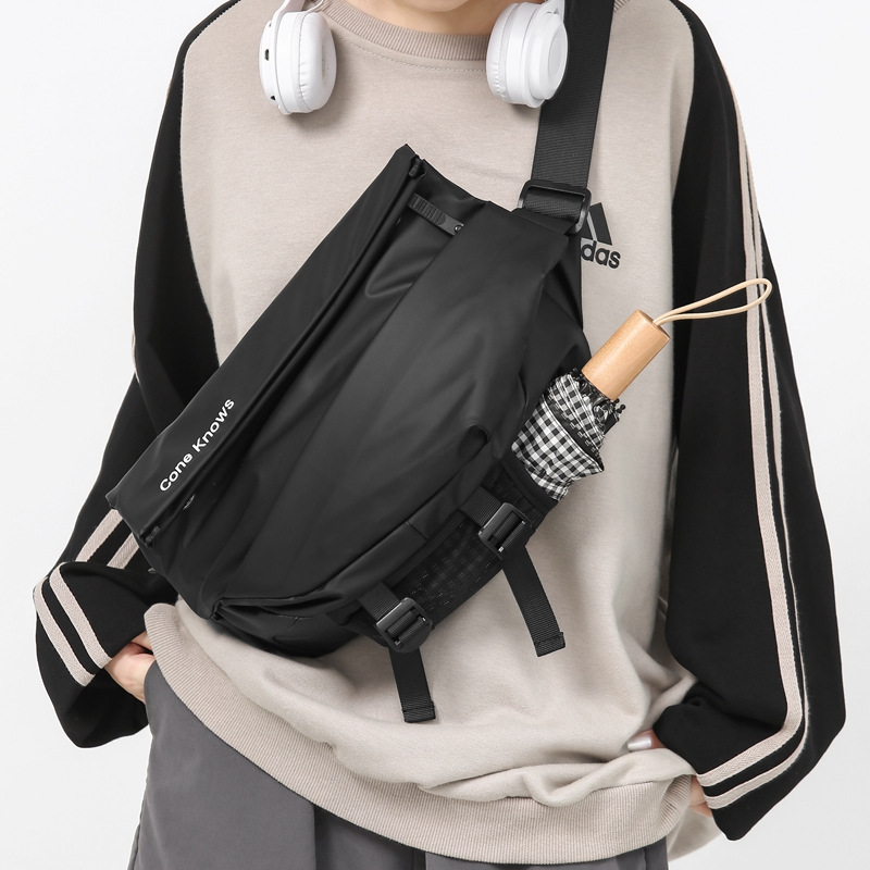 Bolsa de moda bolsa de pecho magnética para hombres y mujeres de moda bolsa de hombro de tela impermeable Película Oxford bolsa de pecho de tela hombro crossbody bolsa de pecho