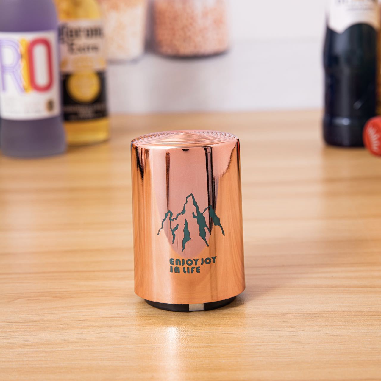 Glossy orange bottle opener