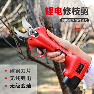 厂家货源16.8V无刷电动剪刀高枝剪锂电树枝剪园艺剪果树修枝剪-阿里巴巴