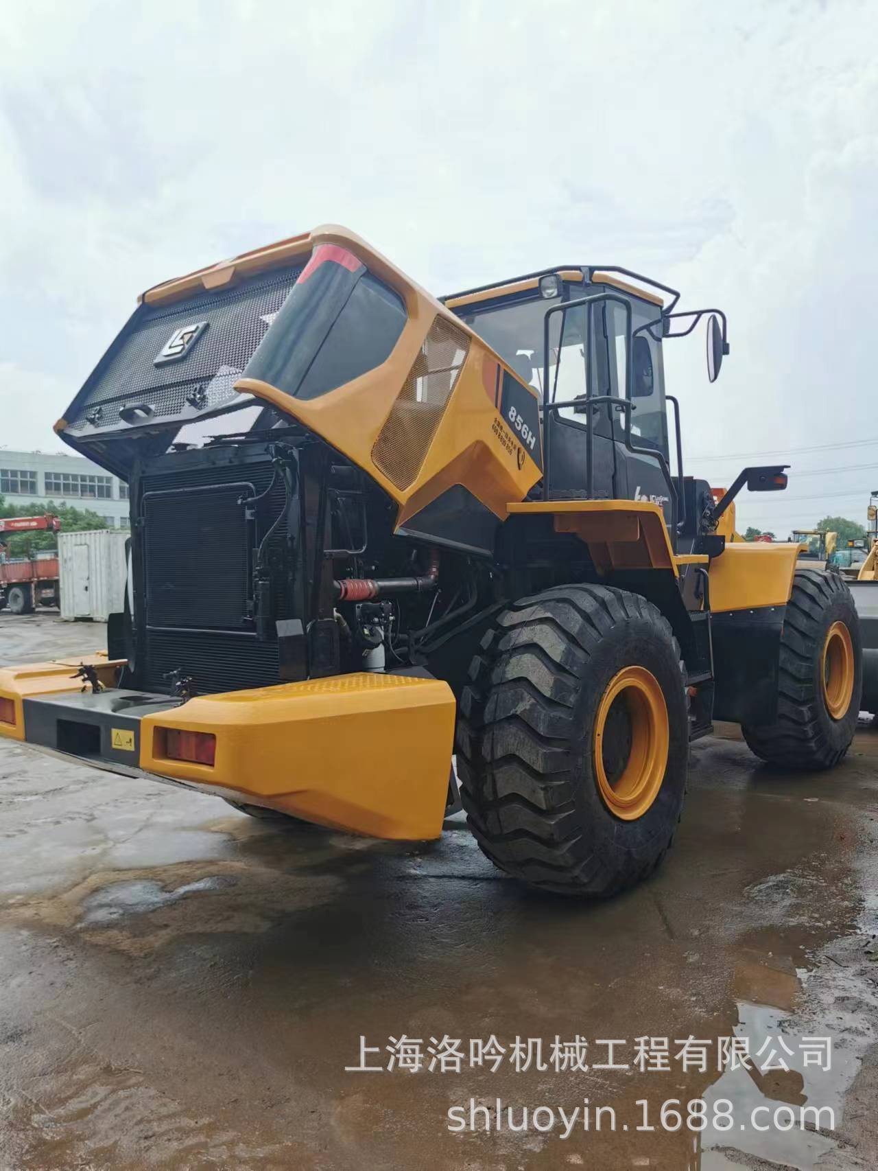 Exportación anual de comercio exterior de Turkmenistán de segunda mano Liu Gong 856H cargador / carretilla elevadora piloto de operación 600