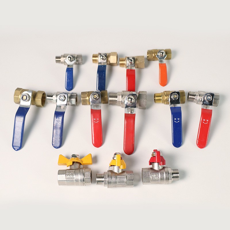 真销2分3分4分蝴蝶柄球阀长柄黄铜内外丝球阀燃气球阀阀门水气油