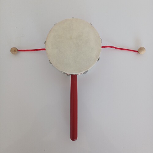 Orff percussion instrument 4 inches 6 inches 8 inches rattle sheepskin drum children's hand drum children's early education toys