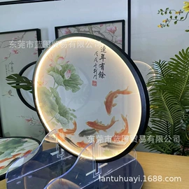 布艺绣品;其他布艺软装;现代装饰画