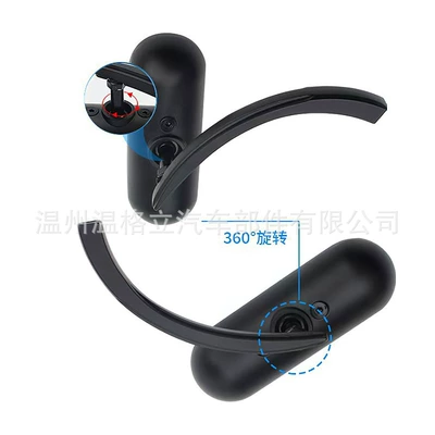 Black Reflector Mirror, Motorcycle rearview mirror