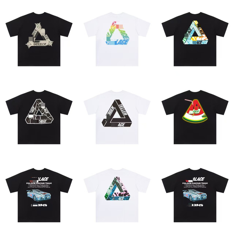 European and American Trendy Brand Palace Heavyweight Pure Cotton Short-Sleeve 26-Count Men's T-Shirt High-Quality Summer Casual New Style