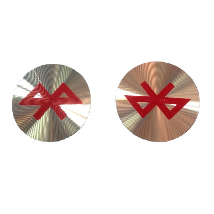 cd纹标牌音响金属铝贴 高光cd铭牌 耳机壳阳极氧化太阳装饰片深圳