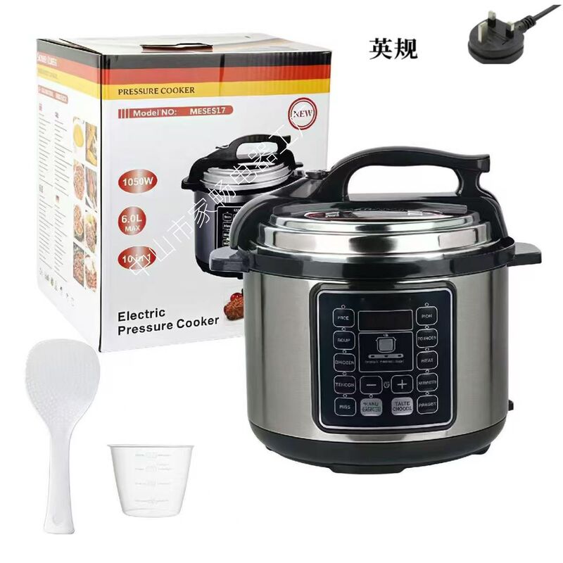 跨境电压力锅家用高压锅多功能电饭煲智能保温电饭锅预约5-6L饭煲|undefined